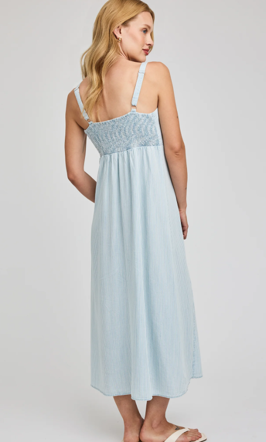 Gentle Fawn Dress Blue Stripe Renata - Blue Stripe