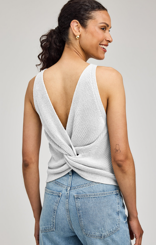 Gentle Fawn Kelsie Knit Tank - White