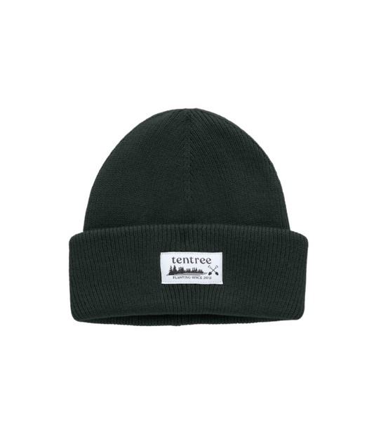 Ten Tree Heritage Planter Alden Beanie - Mauve Stone & Meteorite Black