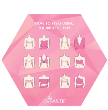 The Breastie Breast Tape - Black