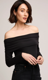 Gentle Fawn Charlize Off the Shoulder - Black