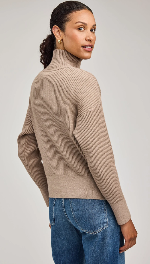 Gentle Fawn Hope Half Zip Sweater - Java