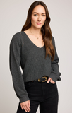Gentle Fawn Hailey Sweater - Heather Charcoal