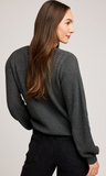 Gentle Fawn Hailey Sweater - Heather Charcoal