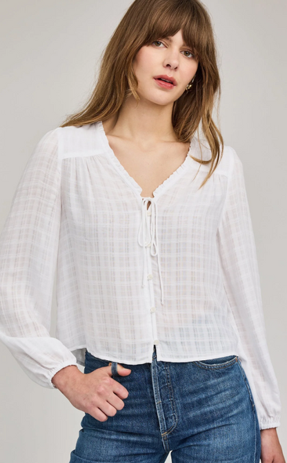 Gentle Fawn Vanessa Button Up - White