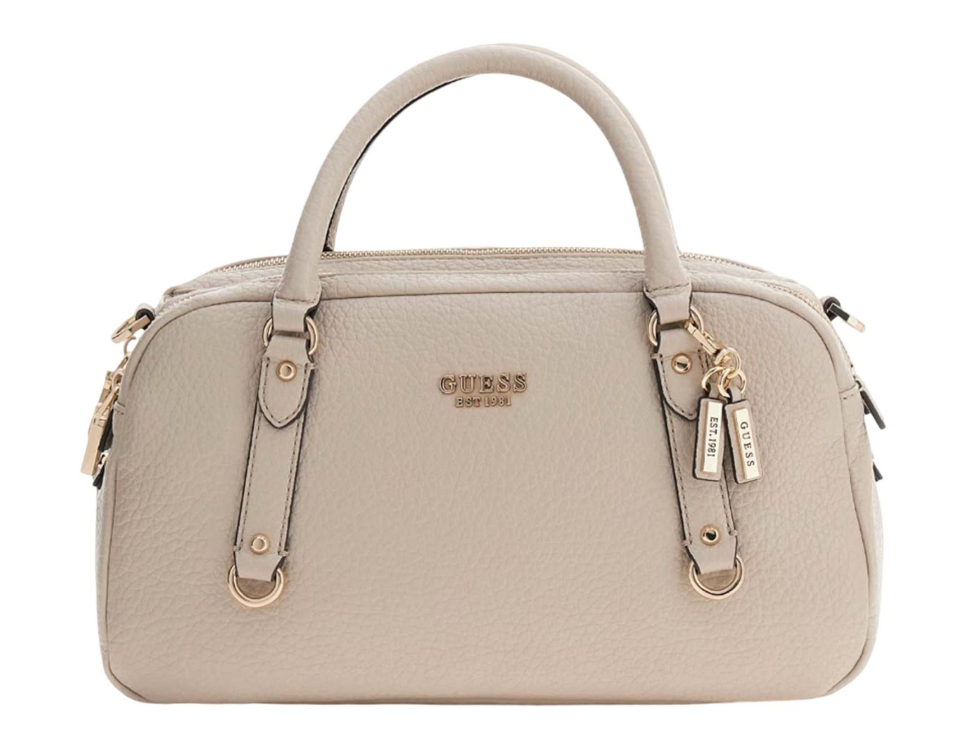 Guess Marsha Box Shoulder Bag - Light Taupe
