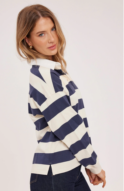 Gentle Fawn Britt Long Sleeve - Navy Stripe