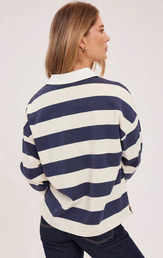 Gentle Fawn Britt Long Sleeve - Navy Stripe