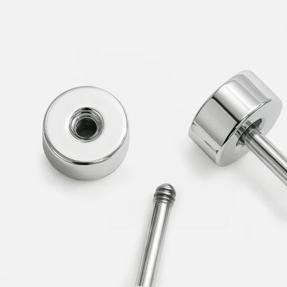 Bizou Mini Silvered Earrings with 3mm Pearl