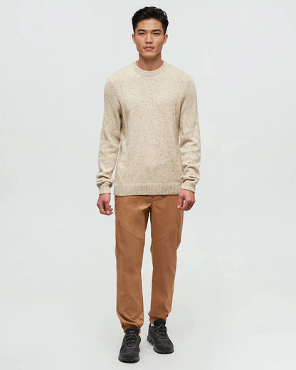 Ten Tree Rambler Fleck Sweater - Warm Oak Nep