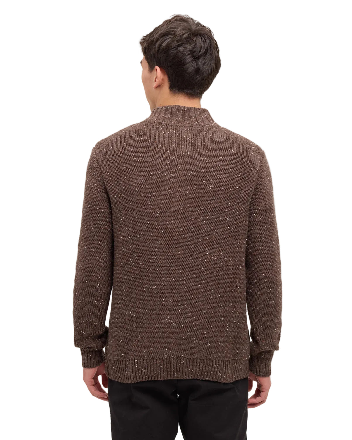 Ten Tree Conrad Fleck Sweater - Cedar Bark Fleck