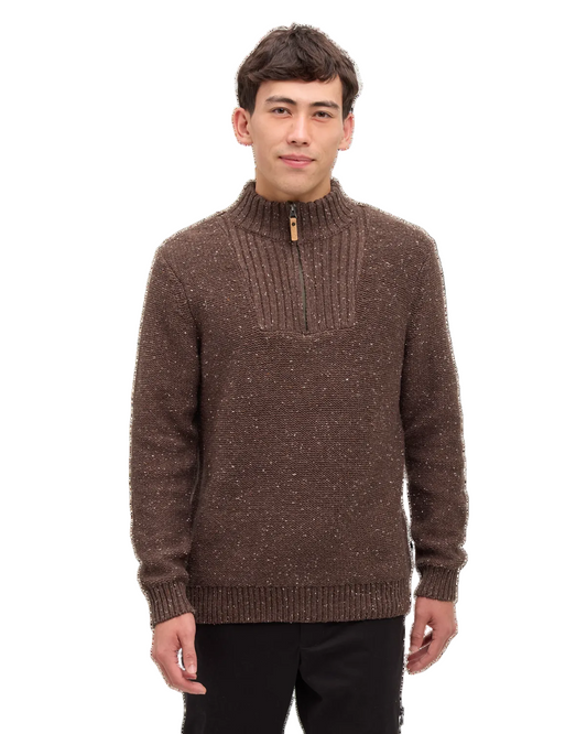 Ten Tree Conrad Fleck Sweater - Cedar Bark Fleck