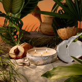 Voluspa Candle 3 Wick Tin - Tahitian Coconut