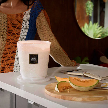 Voluspa 5 Wick Hearth Candle - Tahitian Coconut