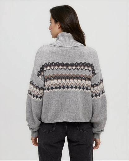 Ten Tree Moray Sweater - Harbour Grey Heather