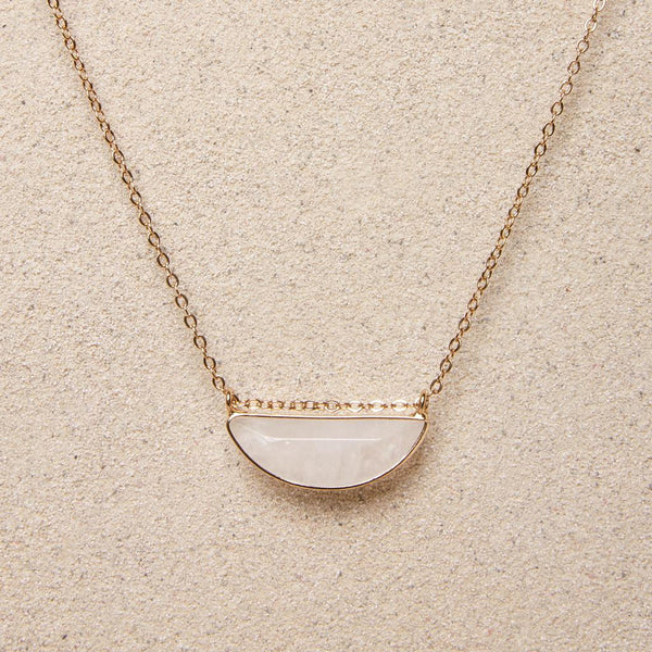 Tish Jewelry Luna Necklace - Quartz