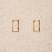 Tish Jewelry Romi Earrings - Rectangle Hoops