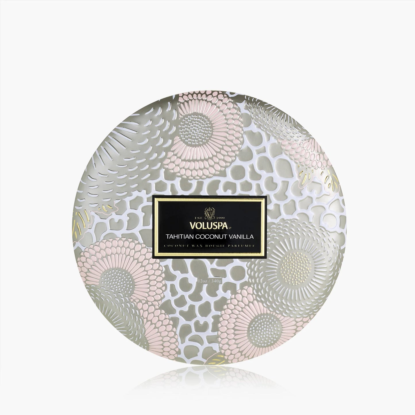 Voluspa Candle 3 Wick Tin - Tahitian Coconut