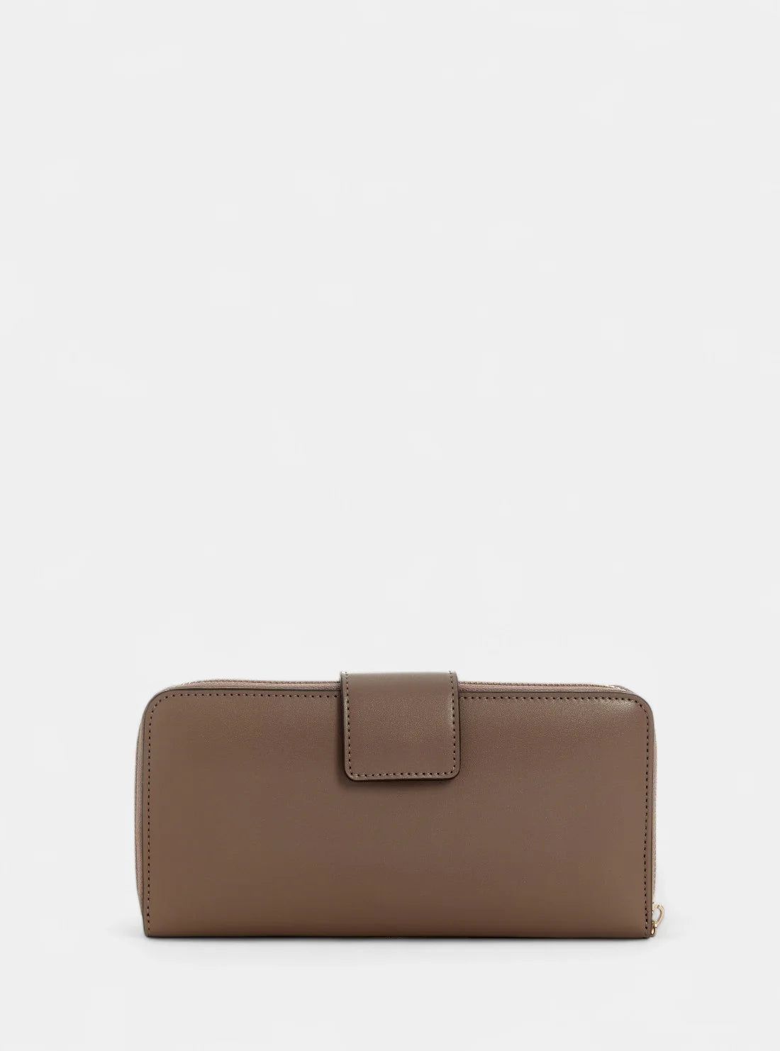 Guess Large Zip Around Wallet - Brown