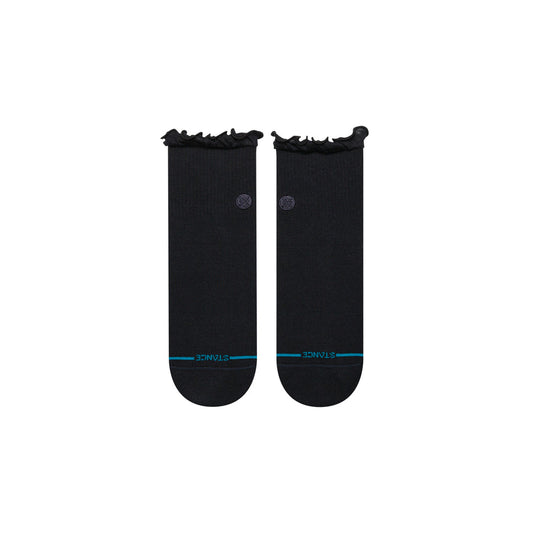 Stance Socks Women's Ruffle Icon QTR - Black