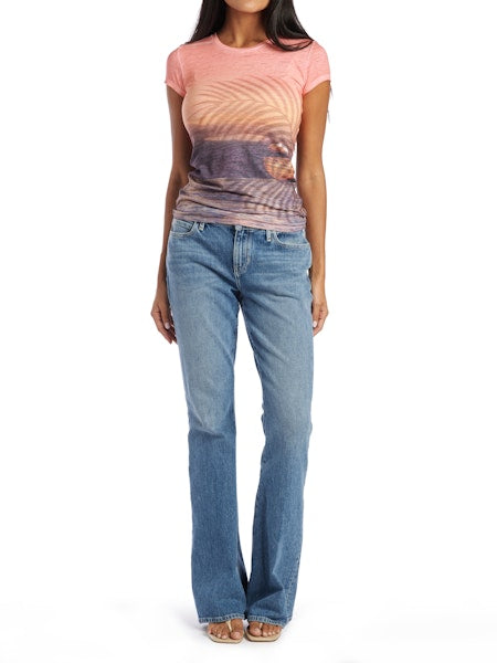 Guess Carter Mid Rise Flare Jeans - Baker