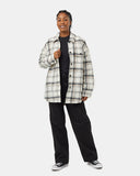 Ten Tree Kapok Flannel Insulated Jacket - Vintage White Mineral/Window Plaid