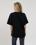 Brunette Kind Club Oversized Tee - Acid Black