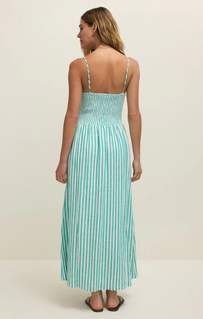 Z Supply Bayside Striped Midi Dress - La Palma