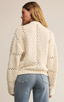 Z Supply Sundance Sweater Jacket - Crystal