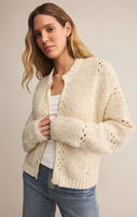 Z Supply Sundance Sweater Jacket - Crystal