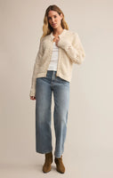 Z Supply Sundance Sweater Jacket - Crystal