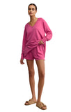 Z Supply Weekender V-Neck - Island Pink