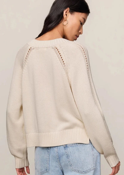 Z Supply Stratton V-neck Sweater - Sandstone