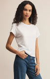 Z Supply slub Tee White Z supply modern slub-white tee