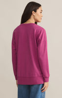 Z Supply Modern V-Neck Weekender - Magenta