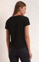 Z Supply Modern V-Neck Tee - Black