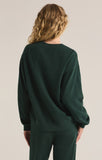 Z Supply Boyfriend Sweatshirt - Cyprus Green