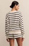 Z Supply Stand Out Striped Sweatshirt - Crystal