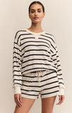 Z Supply Stand Out Striped Sweatshirt - Crystal
