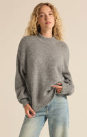 Z Supply Danica Sweater - Heather Grey