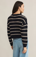 Z Supply Estero Stripe Sweater - Eclipse