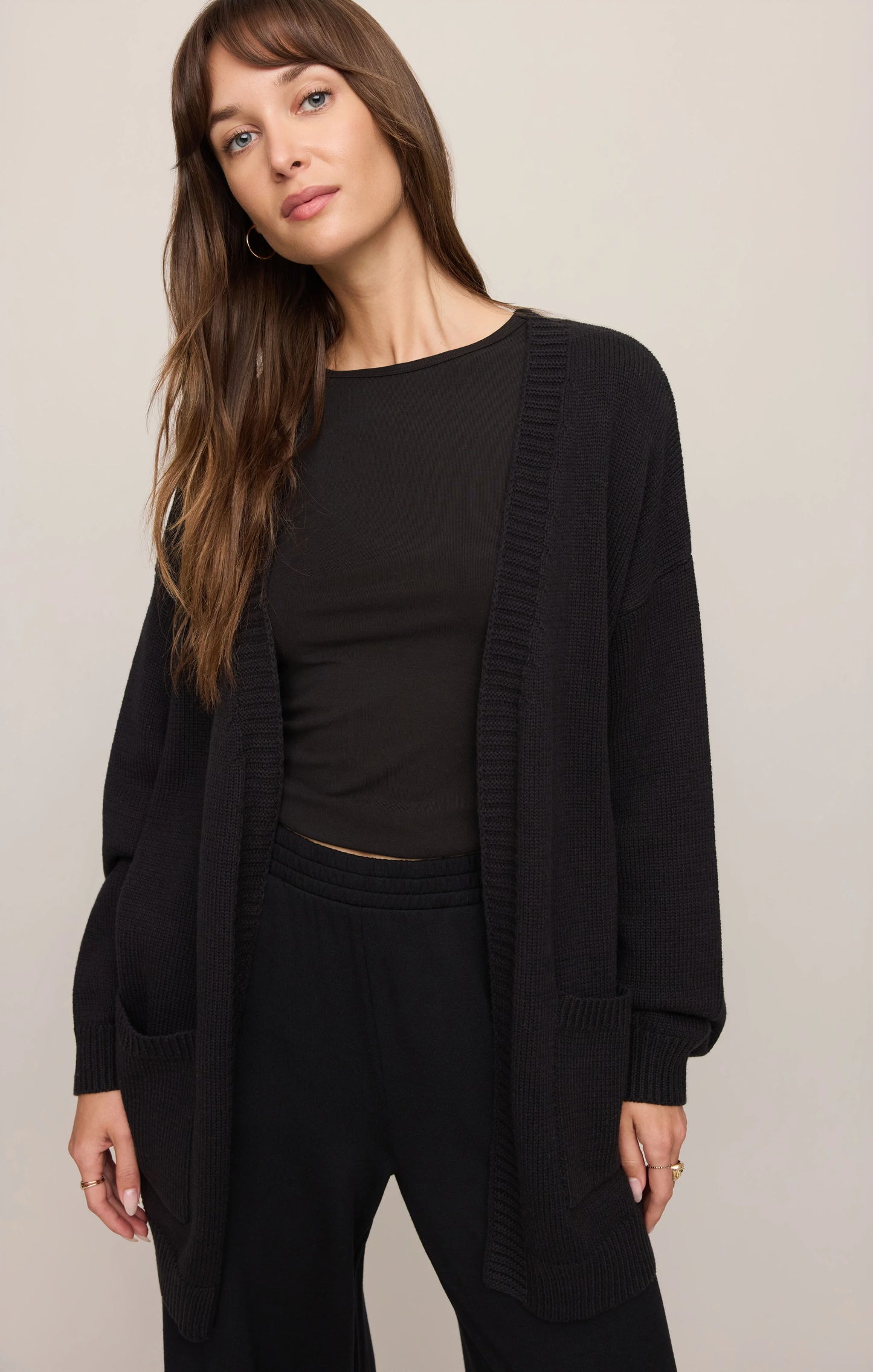 Z Supply Sanborn Cardigan - Black