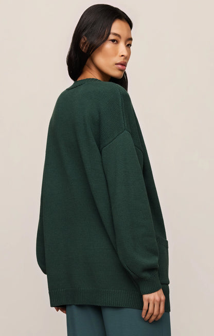 Z Supply Sanborn Cardigan - Emerald Cove