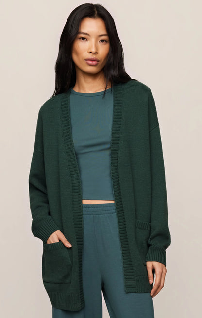 Z Supply Sanborn Cardigan - Emerald Cove