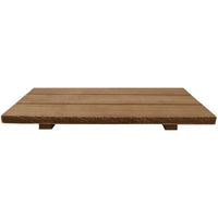 Sweet Water Decor Natural Rectangular Wood Tray