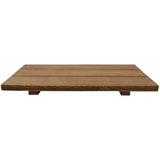 Sweet Water Decor Natural Rectangular Wood Tray