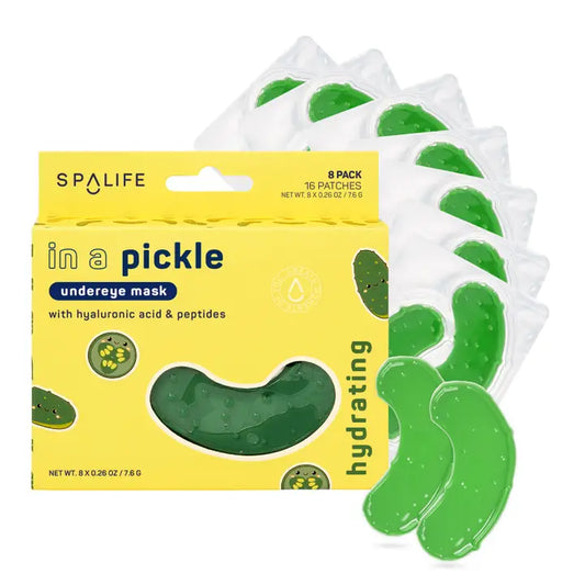 Spa Life Eye Patches - Pickle 8 Pk