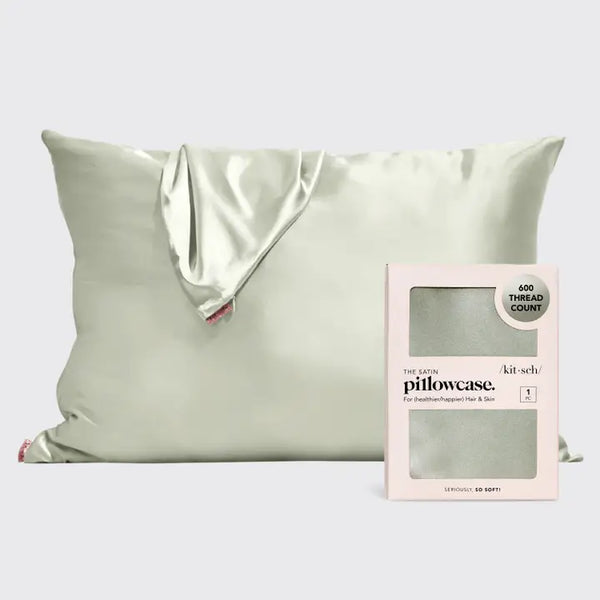 Kitsch Satin Pillowcase - Sage