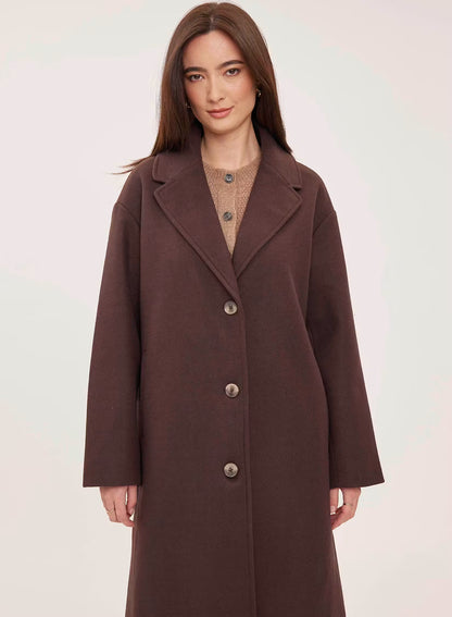 Gentle Fawn Agatha Coat - Chocolate