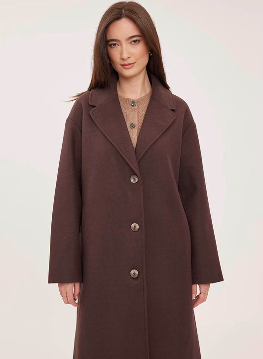 Gentle Fawn Agatha Coat - Chocolate